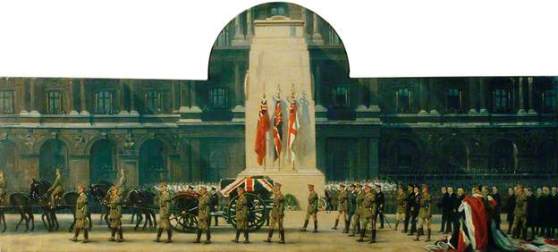 The Passing of the Unknown Warrior (Government Art Collection)